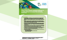 Cover of the report: "Evidence brief: Progress towards reaching the Sustainable Development Goal 3.3 targets related to HIV, TB, viral hepatitis and sexually transmitted infections in the European Union and European Economic Area"